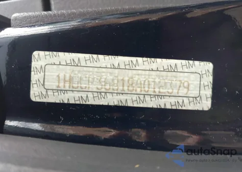 2008 Honda Accord 3.5 Ex-L z USA, uszkodzony, nr VIN 1HGCP36818A012379